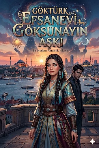 Göktürk efsanevi Tanrıça göksunayin aşkı kapağı